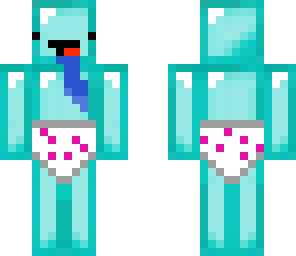diamond derp with underwear