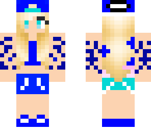 blue girl