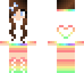 edited rainbow girl
