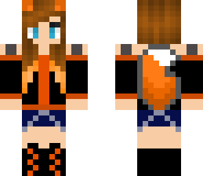 orange wolf girl