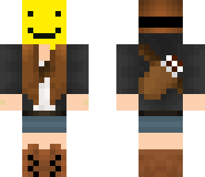 smile mask girl