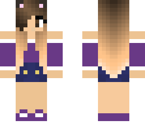 purple edited cat skin