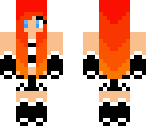 fire hair girl