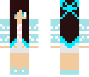 cute blue teen girl