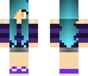 blue girl