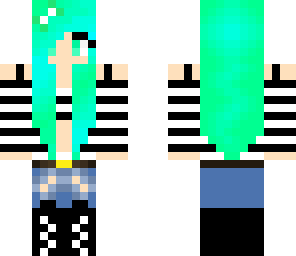 green sexy girl