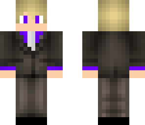 purple tux