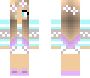 dipdye girl blue purple
