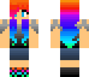 rainbow girl