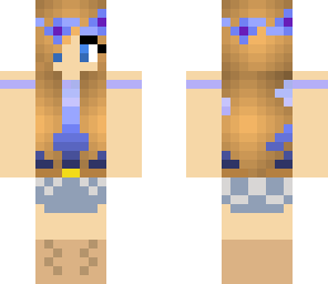 blue girl