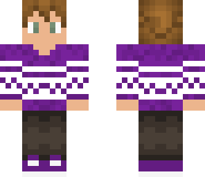 purple white