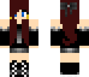 goth bow girl