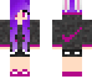 purple girl w bunny ears and hoddie