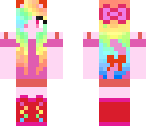 candy girl valentine skin