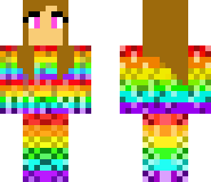 rainbow girl please follow