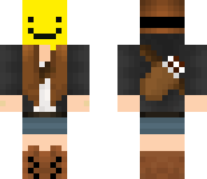 slightly edited smile mask girl