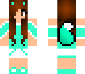 teal fox girl