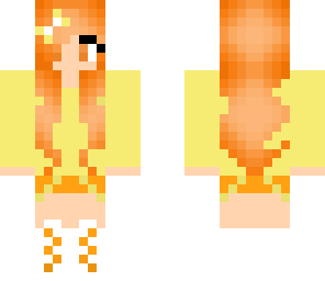 yellow and orange girl