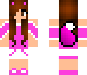 pink fox girl