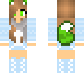 angela the green tailed girl