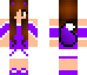 purple fox girl