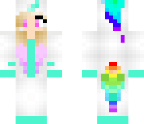 neon unicorn girl