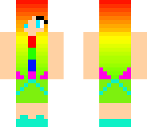 rainbow girl