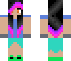 died hair girl