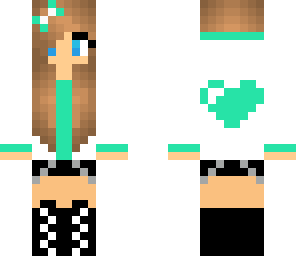 seafoam green girl