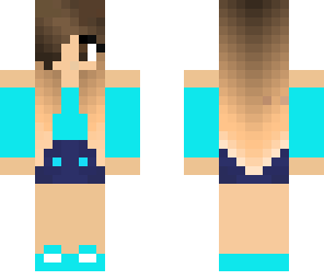 cute blue girl