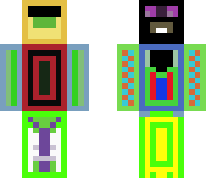 colorful ender old man