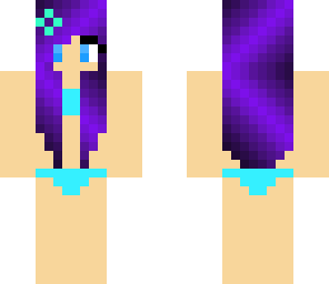 purple bikini gal