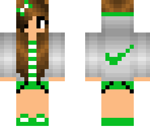 green nike girl