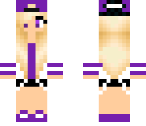 cute purple girl
