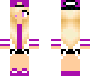 purple hat girl