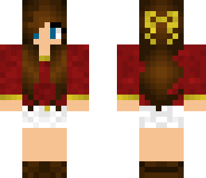 red shirt long selved girl