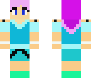 blue girl