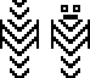 b w lines