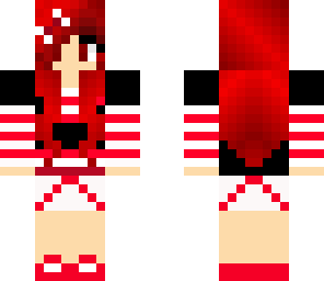 red white stripe in a vest