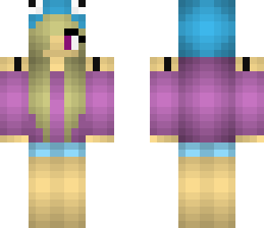 blond cookiemonster girl