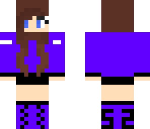 basic hooded girl skin