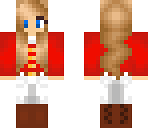 red rieding cimpetition girl