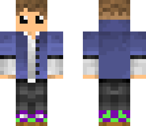 purple shoes