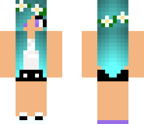 blue hair girl