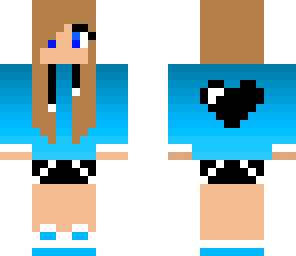 cute aqua girl
