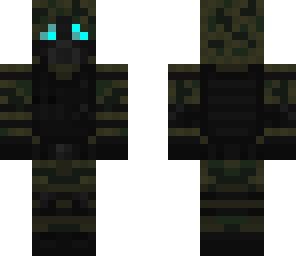neon blue eyed soldier