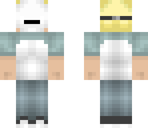 blond mask boy