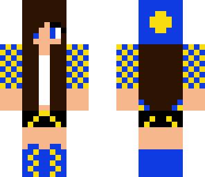 blue and yellow girl