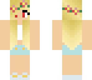 white crop top lady