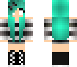blue herobrine girl